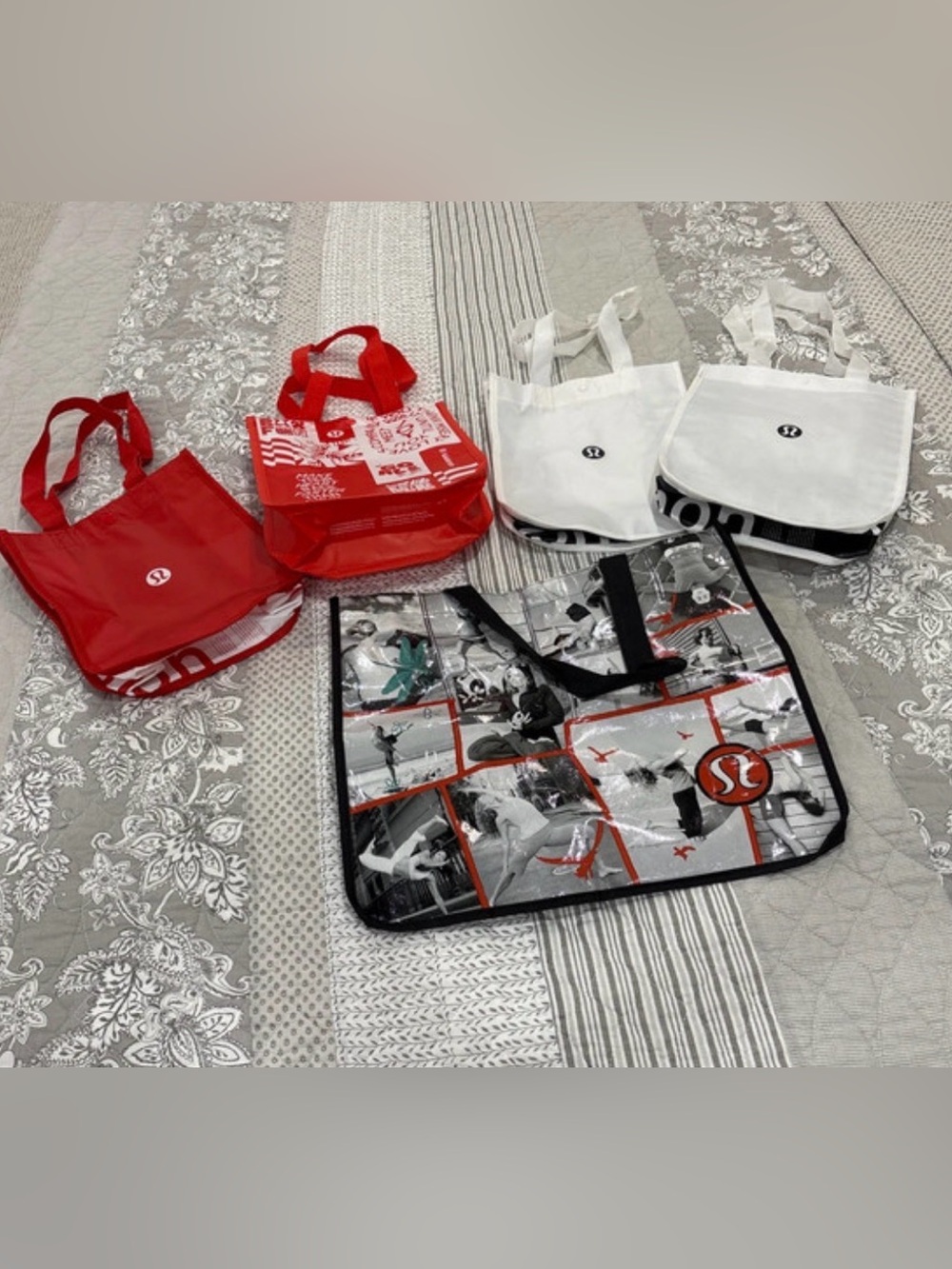 New Lululemon 5 re-usable bags bundle
